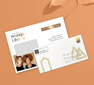 Individuell bedruckte Umschläge mit hochwertigem Design für professionellen Auftritt