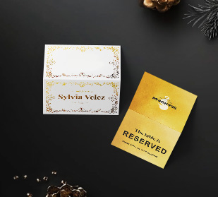 günstige personalisierte Tischkarten