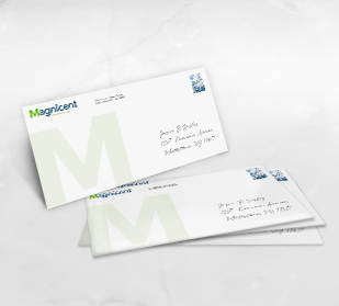 Individuell bedruckte Umschläge mit hochwertigem Design für professionellen Auftritt