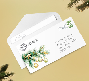 Individuell bedruckte Umschläge mit hochwertigem Design für professionellen Auftritt