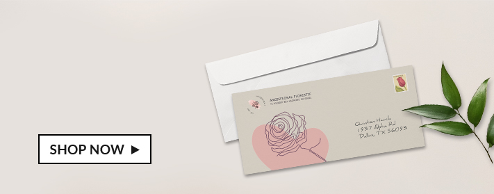Individuell bedruckte Umschläge mit hochwertigem Design für professionellen Auftritt