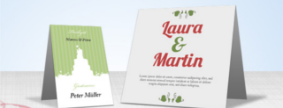 Stampa di cartoline segnaposto - stampa di segnaposto con nome online